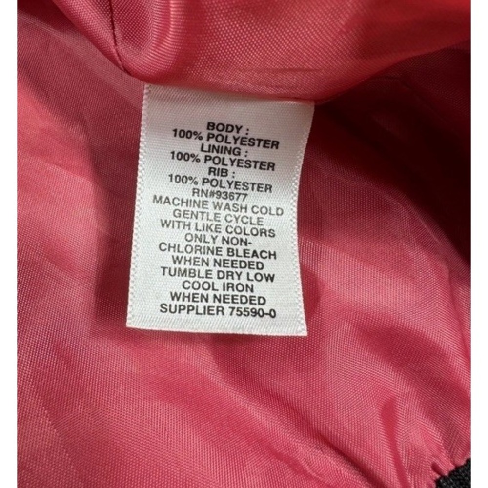 Project Runway Womens XL Off Shoulder Bomber Jacket Slate Rose Ruched Sleeve NWT - Picture 6 of 8